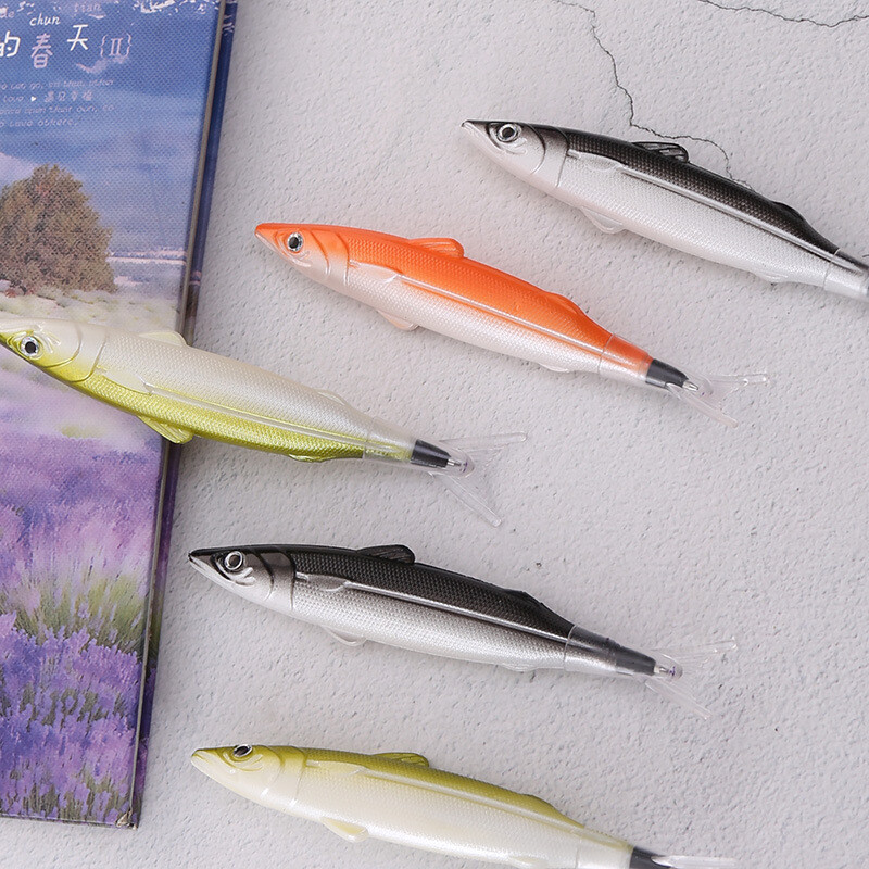 2 бр. Химикалка с океанска риба 0,5 мм Модна креативна забавна гел химикалка Студентско училище Канцеларски консумативи