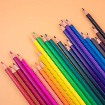 Pretty Barrel 18 Color Pencils Crayons Set for Kids Kawaii Stationery Drawing Colored Pencils for Children Ζωγραφική Είδη τέχνης