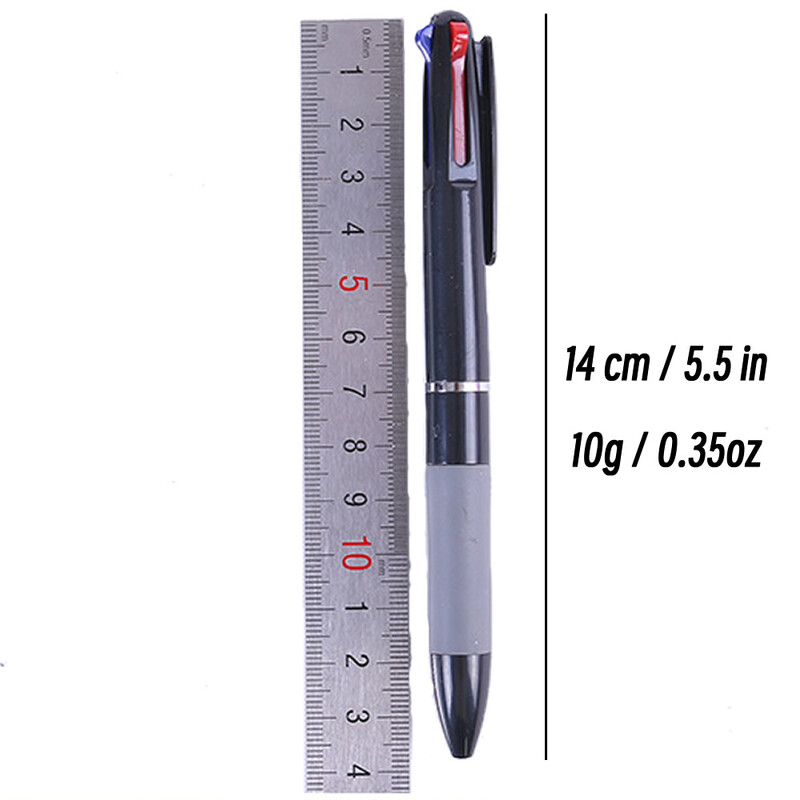 3 в 1 червено/черно/синьо мастило Цвят 0,7 mm Ученически Химикалки Топка Писане Канцеларски материали Изискани ученически пособия Моливи Офис
