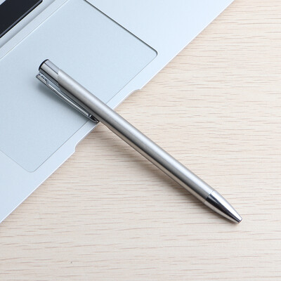 Metalna kemijska olovka Materijali od nehrđajućeg čelika Press Style G2 Refills 0,7 mm Hemijske olovke s crnom plavom tintom Za školski ured