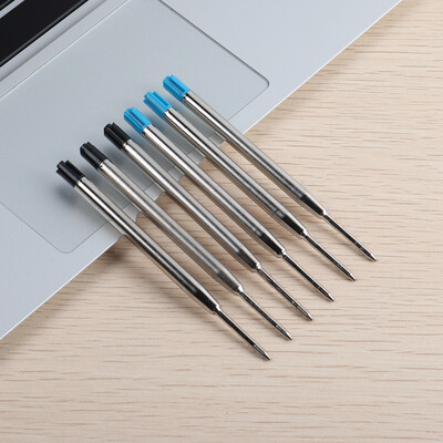 Metalna kemijska olovka Materijali od nehrđajućeg čelika Press Style G2 Refills 0,7 mm Hemijske olovke s crnom plavom tintom Za školski ured