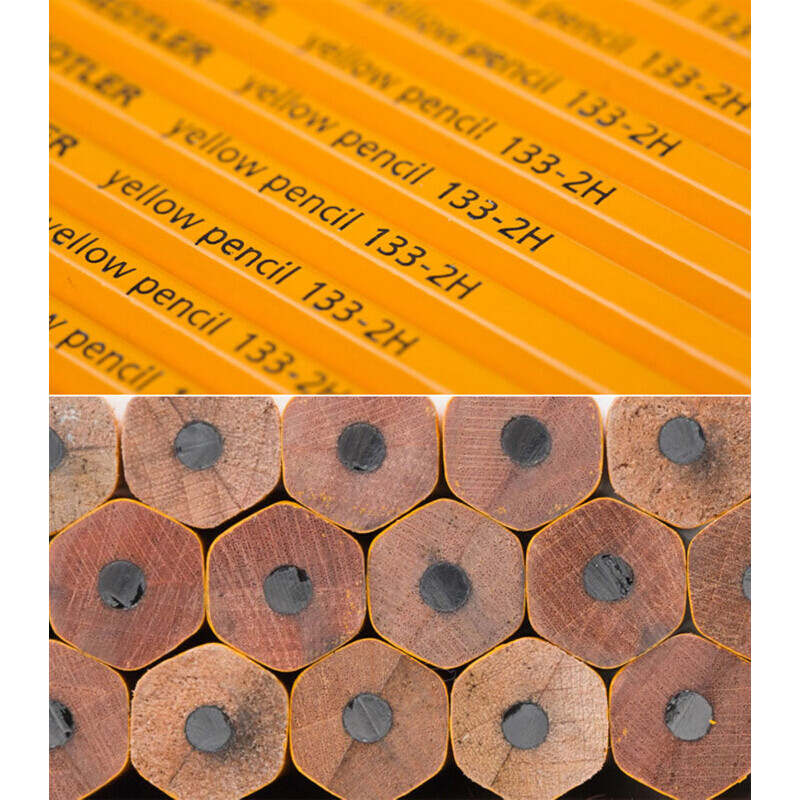 12 komada STAEDTLER žute olovke 133 set 2H/HB/2B olovne drvene standardne olovke Bojice za umjetničke skice Pribor za školu i ured A6541