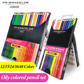 PRISMACOLOR Oily Wood Colored Pencil Set Painting Sketch Цветен молив за начинаещи студенти Художествени принадлежности 12/15/24/36/48 цвята