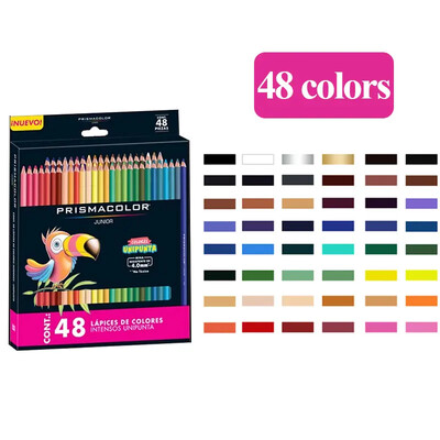 PRISMACOLOR Oily Wood Colored Pencil Set Painting Sketch Цветен молив за начинаещи студенти Художествени принадлежности 12/15/24/36/48 цвята