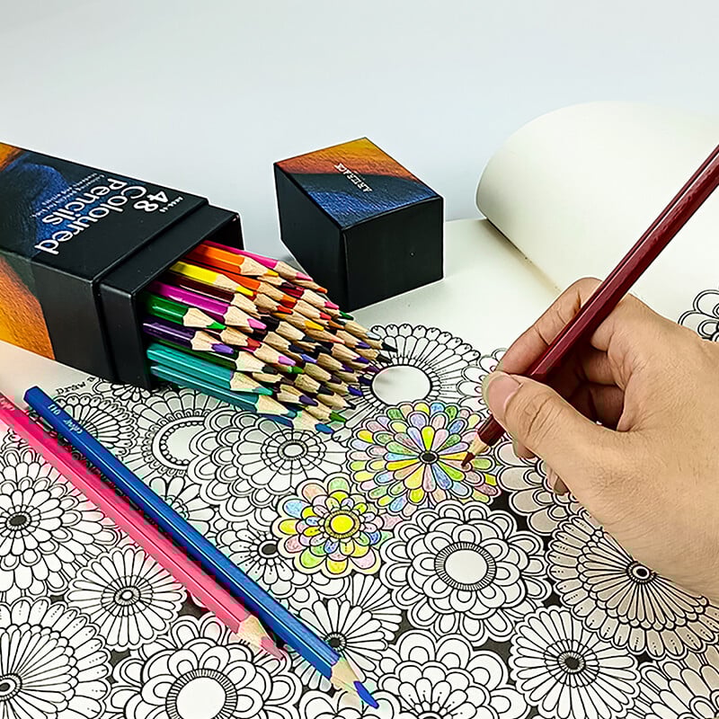 Drvena vodena olovka 12/24/36/48/72 boje Profesionalne uljne vodotopive olovke u boji za crtanje Skica Školski umjetnički pribor