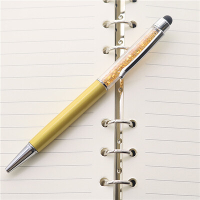 Mood Kuldfooliumist metallist pastapliiatsid Laseriga kohandamine Isikupärastatud logo Sünnipäevakingitus Kontoritarvikud Tudengite kirjatarbed