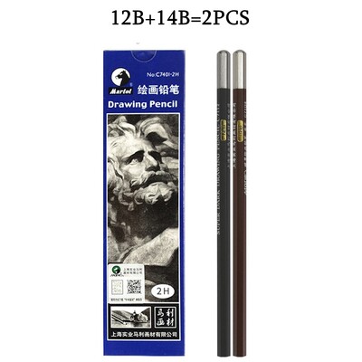 Profesionalne drvene olovke za crtanje Hajlater HB 2H 12B 10B 8B 7B 6B 5B 4B 3B 2B Grafitna umjetnička ručna olovka za crtanje Školski pribor