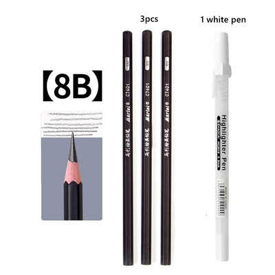 Profesionalne drvene olovke za crtanje Hajlater HB 2H 12B 10B 8B 7B 6B 5B 4B 3B 2B Grafitna umjetnička ručna olovka za crtanje Školski pribor