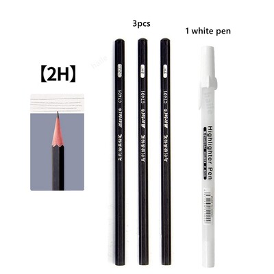 Profesionalne drvene olovke za crtanje Hajlater HB 2H 12B 10B 8B 7B 6B 5B 4B 3B 2B Grafitna umjetnička ručna olovka za crtanje Školski pribor