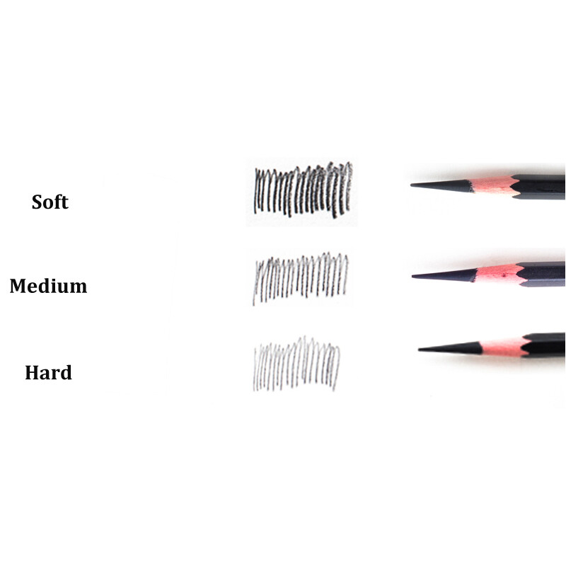 12Pcs/set Maries Charcoal Soft Medium Hard Pencil Set Crni Sketch Charcoal za umjetničko slikanje Olovka za crtanje Art pribor