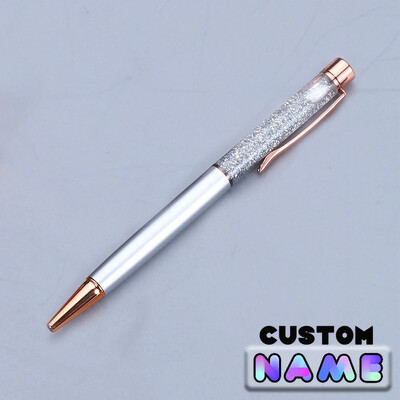 1kom Personalizirano prilagođeno ime Best Boss ikada Visokokvalitetna metalna olovka crna tinta ružičasta/ružičasto zlatna/bijela kemijska olovka za Boss poklon