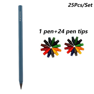 Potpuno metalna vječna olovka 12 boja HB Lead Core Nova tehnologija Neograničeno pisanje Vječni pribor za slikanje Novi pribor za pisanje