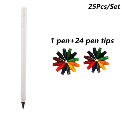 Potpuno metalna vječna olovka 12 boja HB Lead Core Nova tehnologija Neograničeno pisanje Vječni pribor za slikanje Novi pribor za pisanje