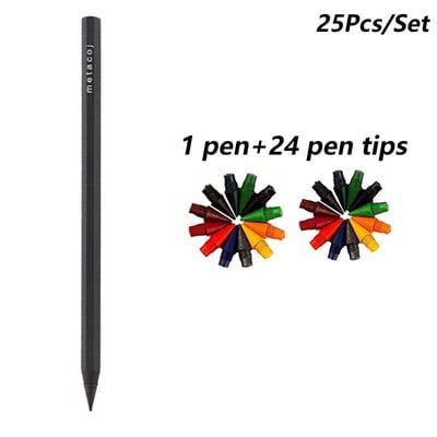 Potpuno metalna vječna olovka 12 boja HB Lead Core Nova tehnologija Neograničeno pisanje Vječni pribor za slikanje Novi pribor za pisanje