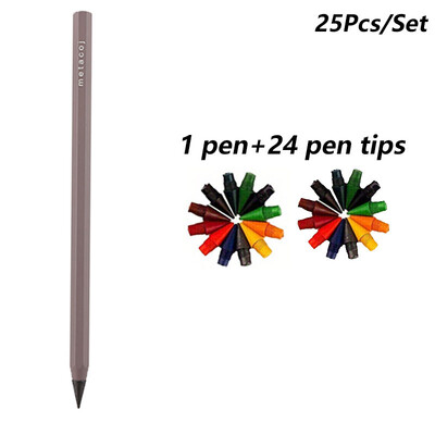 Potpuno metalna vječna olovka 12 boja HB Lead Core Nova tehnologija Neograničeno pisanje Vječni pribor za slikanje Novi pribor za pisanje