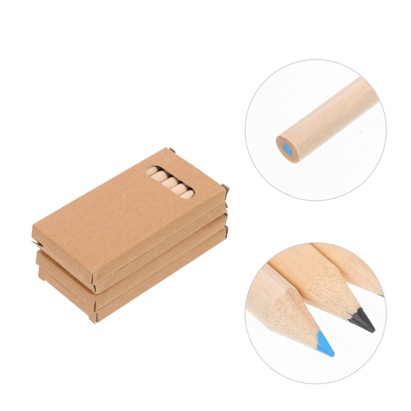 4 kutije olovke Dječje olovke za crtanje Praktične dječje bojanke Grafiti Prijenosne Školske drvene skice