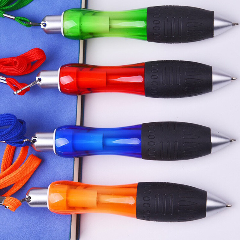 Kemijska olovka s užetom za vješanje oko vrata Kemijske olovke protiv gubitka sa sigurnosnim užetom za vrat Prijenosna crna olovka za pisanje potpisom