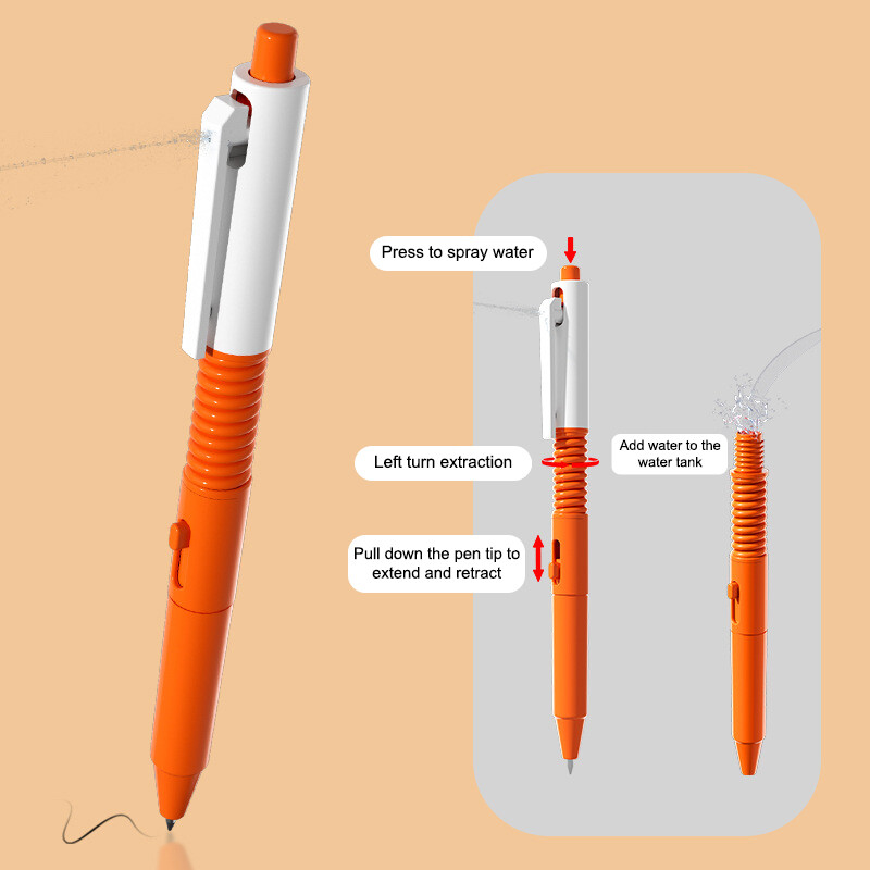 1PC Creative Химикалка Новост Spoof Water Spray Функция Signature Pen Campus Prank Water Spray Писаща писалка Играчки Подаръци