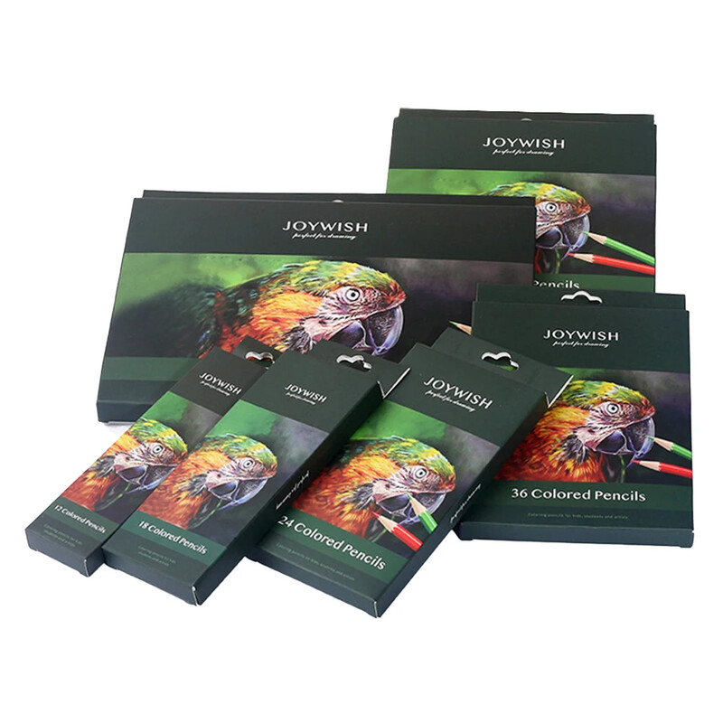 Creioane colorate din lemn, 12/18/24/36 de culori, hexagon, pictură pentru artist din lemn, creion de culoare în ulei, desen pentru școală, rechizite de artă