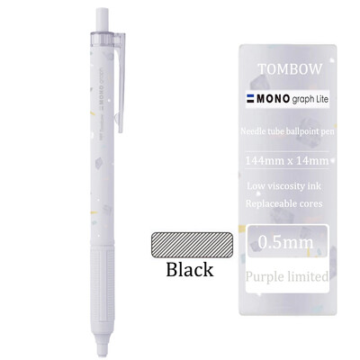 TOMBOW Zatamnjena kemijska olovka MONO Graph Lite Limited crna niske viskoznosti, srednje uljna olovka, glatka pisaća kancelarijski pribor za učenje