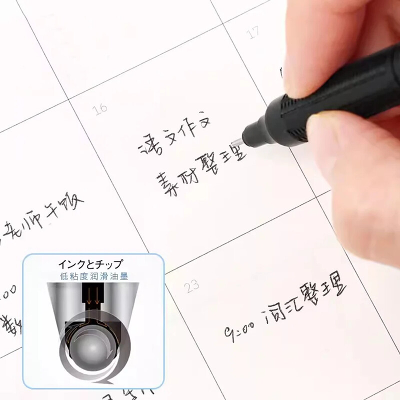 TOMBOW Zatamnjena kemijska olovka MONO Graph Lite Limited crna niske viskoznosti, srednje uljna olovka, glatka pisaća kancelarijski pribor za učenje