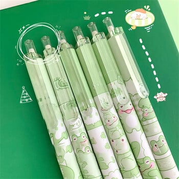 6 τμχ Cute Frog Gel στυλό Kawaii Stationery Στυλό Ballpoint Ballpen Students Gifts Στυλό Fashion School Αναλώσιμα Γραφείου