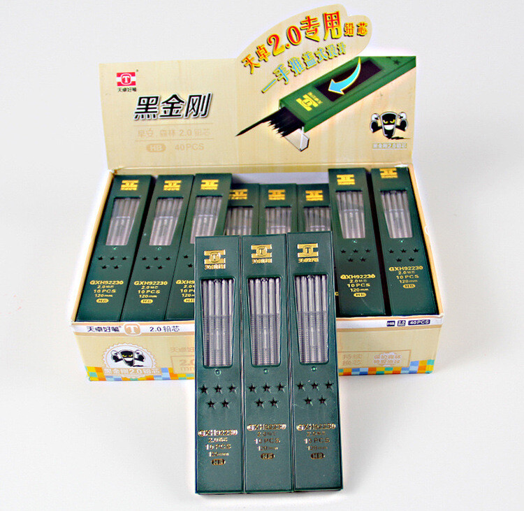 10 kom/paket 2,0 mm HB držač metalne mehaničke olovke za crtanje Punjenje olovke za crtanje Veleprodajni artikli Školski pribor Olovke