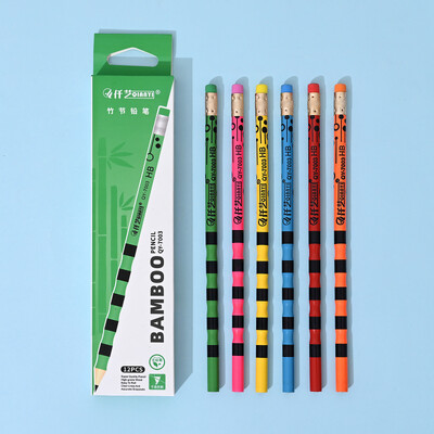 12 komada bambusovih drvenih olovaka za učionicu, drvenih olovaka s gumicama, HB olovke za skiciranje, crtanje, povratak u školu