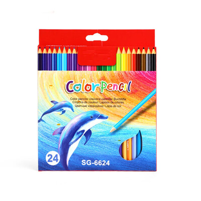 Olovke u boji 12 18 24 Olovka u boji Drvene olovke u boji za crtanje Pribor za učenike Školski pribor