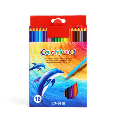 Olovke u boji 12 18 24 Olovka u boji Drvene olovke u boji za crtanje Pribor za učenike Školski pribor