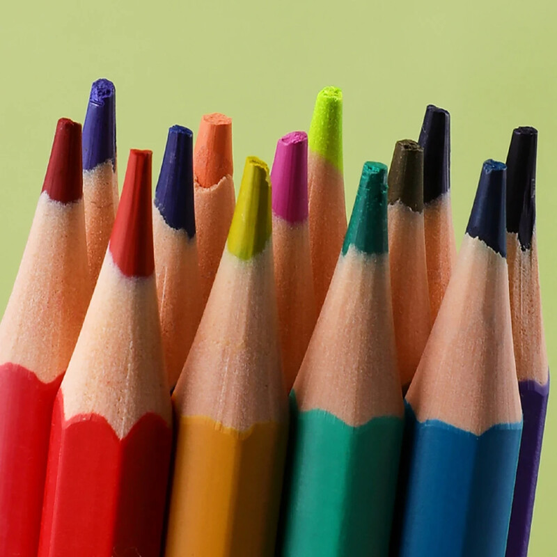 Olovke u boji 12 18 24 Olovka u boji Drvene olovke u boji za crtanje Pribor za učenike Školski pribor