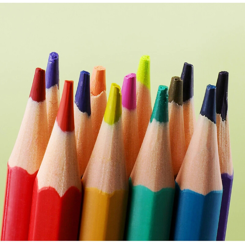 Olovke u boji 12 18 24 Olovka u boji Drvene olovke u boji za crtanje Pribor za učenike Školski pribor