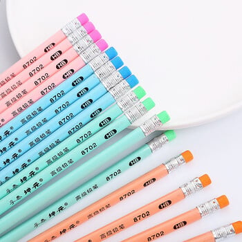 3 τεμάχια Macaron Color HB Stationery Σχολική προμήθειες γραφείου Βραβείο δώρου για μαθητές Δημιουργικό μολύβι Kawaii