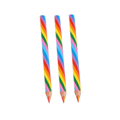 3/5/6kom 4 boje koncentrične dugine olovke drvene mase za studente slikanje grafita crtanje Poklon umjetnost