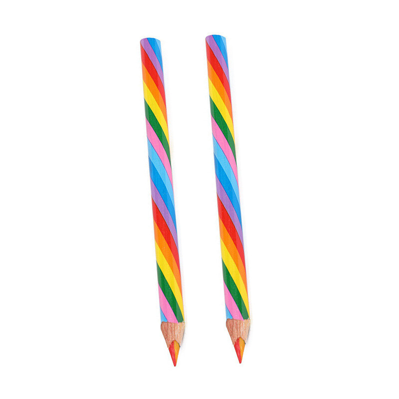 3/5/6kom 4 boje koncentrične dugine olovke drvene mase za studente slikanje grafita crtanje Poklon umjetnost