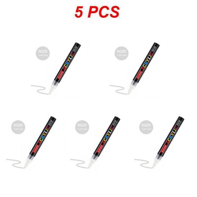 1/3/5PCS Цветове Арт Маркер Акрилна боя Четка Писалка Живопис Камък Керамика Стъкло Дърво Платно Рисуване на графити