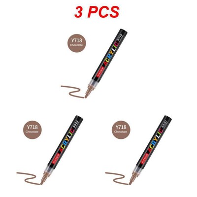 1/3/5PCS Цветове Арт Маркер Акрилна боя Четка Писалка Живопис Камък Керамика Стъкло Дърво Платно Рисуване на графити