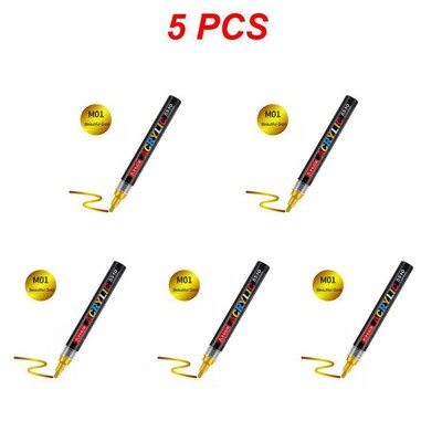 1/3/5PCS Цветове Арт Маркер Акрилна боя Четка Писалка Живопис Камък Керамика Стъкло Дърво Платно Рисуване на графити