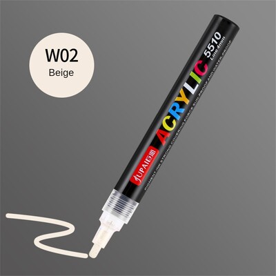 1/3/5PCS Цветове Арт Маркер Акрилна боя Четка Писалка Живопис Камък Керамика Стъкло Дърво Платно Рисуване на графити