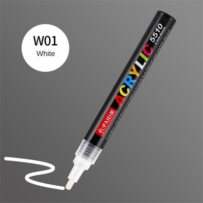 1/3/5PCS Цветове Арт Маркер Акрилна боя Четка Писалка Живопис Камък Керамика Стъкло Дърво Платно Рисуване на графити