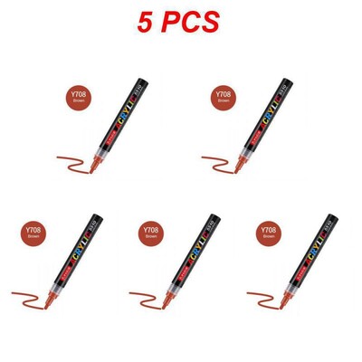 1/3/5PCS Цветове Арт Маркер Акрилна боя Четка Писалка Живопис Камък Керамика Стъкло Дърво Платно Рисуване на графити