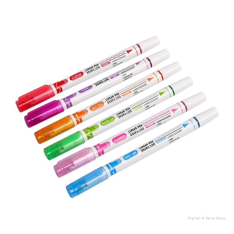 M17F Olovke u boji Olovke s dva vrha za izradu čestitki za bilježenje