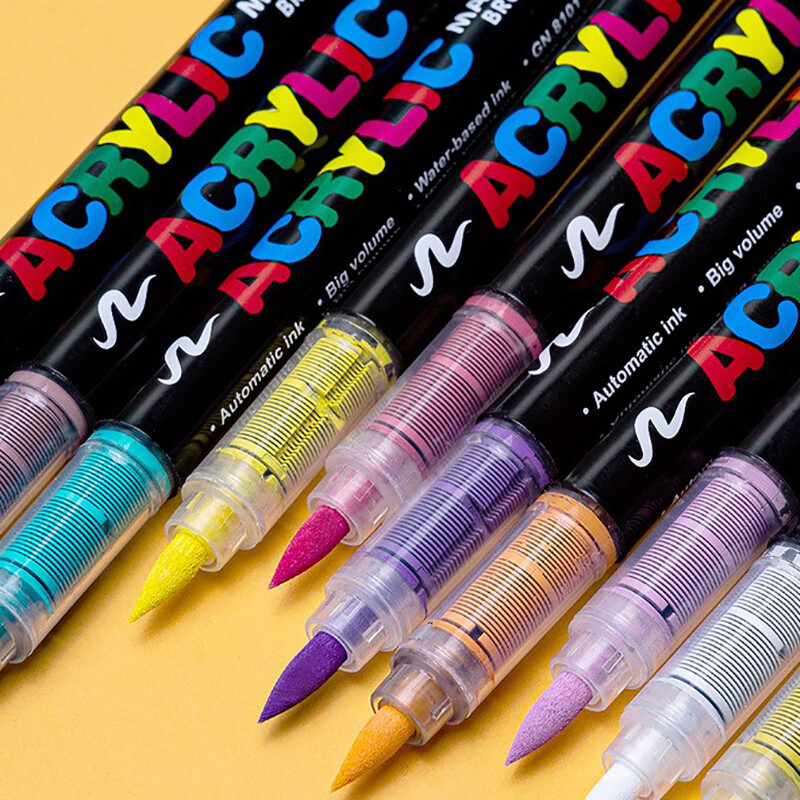 Boje Umjetnički marker Akrilna boja Kist Olovka Slikanje Kamen Keramika Staklo Drvo Platno Izrada grafita Pribor za crtanje Marker za boje