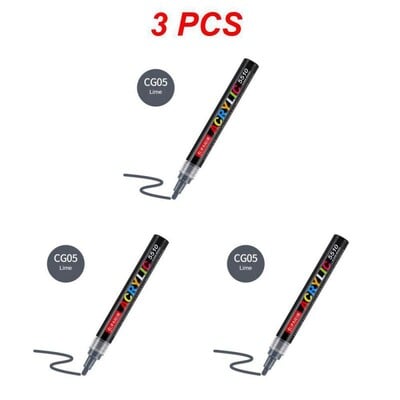 Akrilni markeri Kist Olovke za tkaninu Olovka za slikanje na kamenu Kamen Keramika Staklo Platno Drvo DIY Izrada čestitki Aaking pribor za slikanje