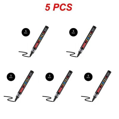 Akrilni markeri Kist Olovke za tkaninu Olovka za slikanje na kamenu Kamen Keramika Staklo Platno Drvo DIY Izrada čestitki Aaking pribor za slikanje