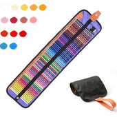 Set olovaka u boji od 50/72 komada s platnenom kutijom za smotanje - savršeno za bojenje, crtanje, crtanje i izradu rukotvorina