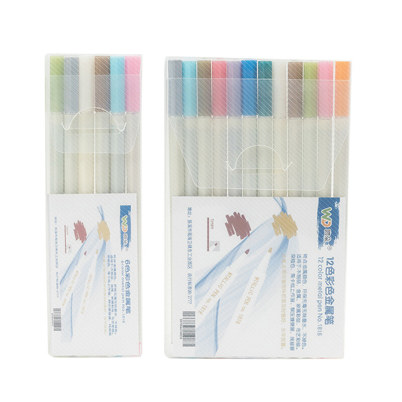 6/12 boja Fire Paint Markeri Pozivnica Dekor Vatrogasna Boja Seal Marker Olovka Scrapbooking Posebni Grafiti za Staklo Plastika Papir