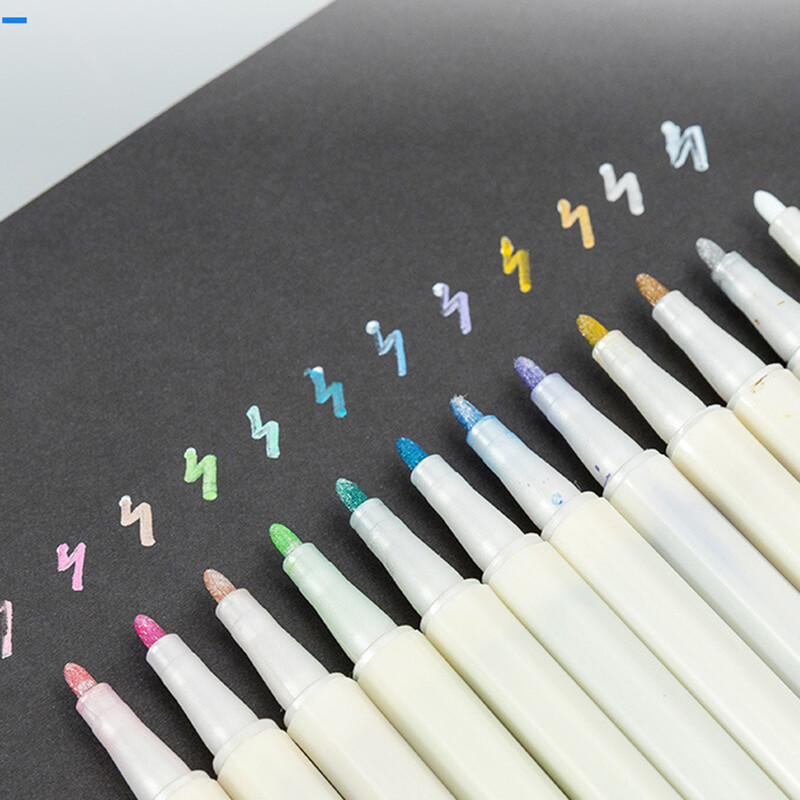 6/12 boja Fire Paint Markeri Pozivnica Dekor Vatrogasna Boja Seal Marker Olovka Scrapbooking Posebni Grafiti za Staklo Plastika Papir