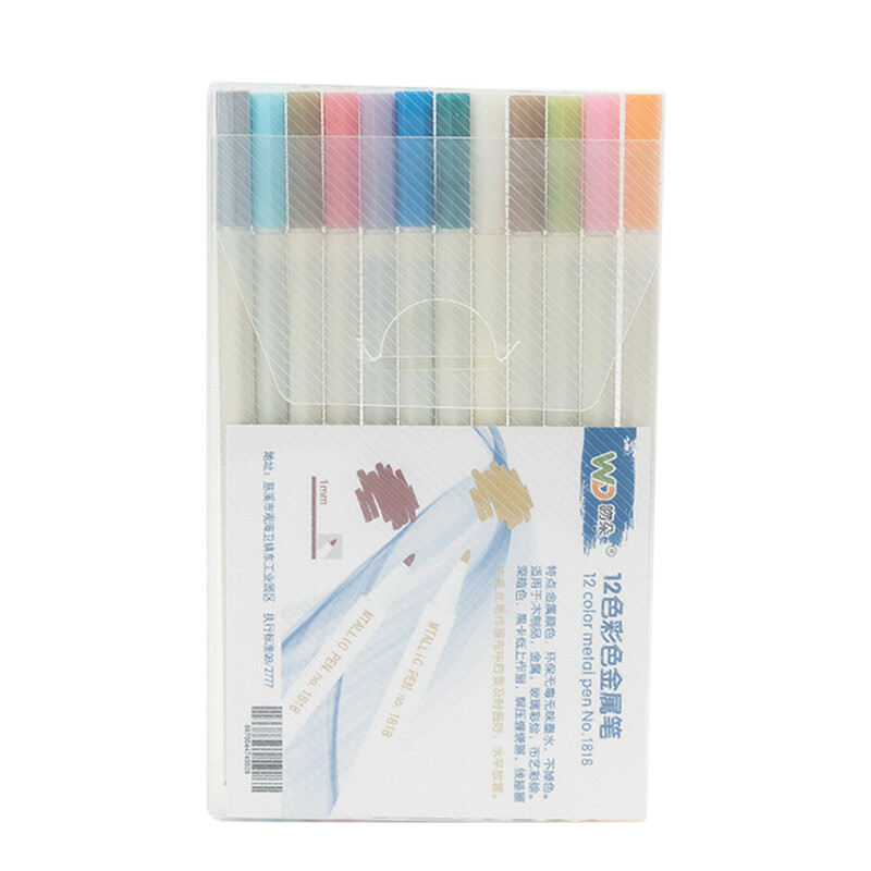 6/12 boja Fire Paint Markeri Pozivnica Dekor Vatrogasna Boja Seal Marker Olovka Scrapbooking Posebni Grafiti za Staklo Plastika Papir