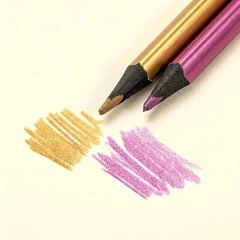 Metalne olovke u boji u 12 boja Set za crtanje i crtanje Olovke u boji za bojenje Profesionalni umjetnički pribor za umjetnike